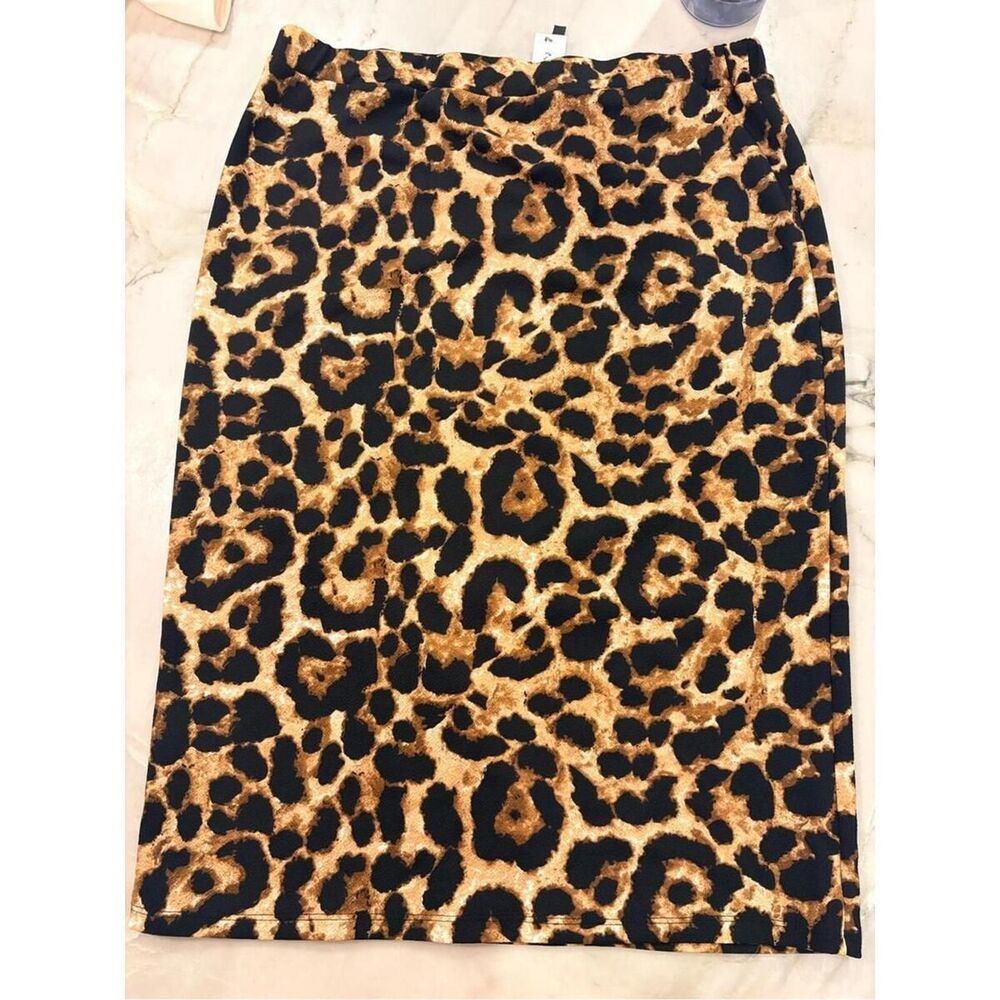Unbranded Women's Black and Brown Skirt